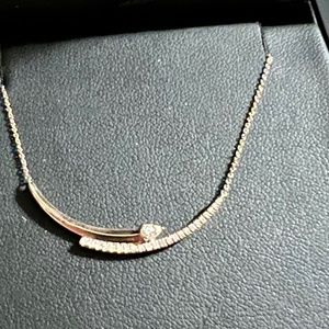 NWOT DANA REBECCA YELLOW GOLD REESE BROOKLYN  DIAMOND NECKLACE